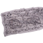 Elegant Printed Chiffon Hijab Scarf Bohemian Style Breathable Sun Protection Wrap (MH136)