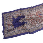 Elegant Printed Chiffon Hijab Scarf Bohemian Style Breathable Sun Protection Wrap (MH136)