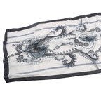 Elegant Printed Chiffon Hijab Scarf Bohemian Style Breathable Sun Protection Wrap (MH136)
