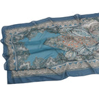 Elegant Printed Chiffon Hijab Scarf Bohemian Style Breathable Sun Protection Wrap (MH136)