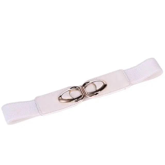 Elegant PU Leather Elastic Women Dress Belts Fashion Stretchy Thick Waist Dress Plus Size Waistbands For Women Stevvex