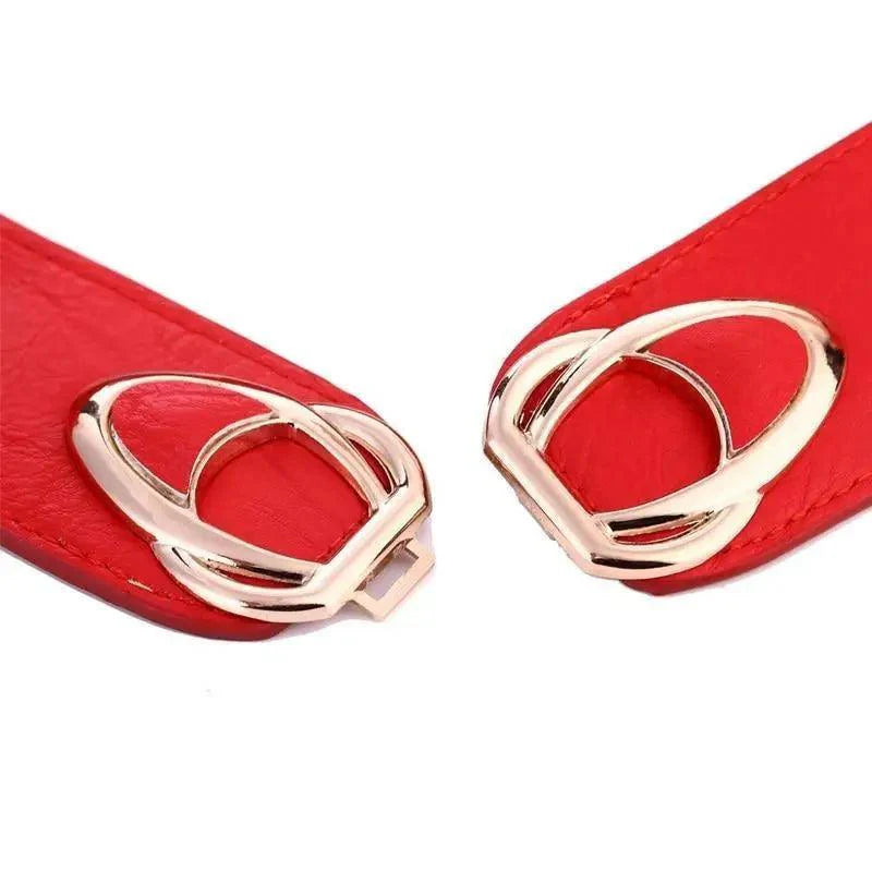 Elegant PU Leather Elastic Women Dress Belts Fashion Stretchy Thick Waist Dress Plus Size Waistbands For Women Stevvex