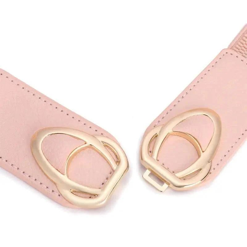 Elegant PU Leather Elastic Women Dress Belts Fashion Stretchy Thick Waist Dress Plus Size Waistbands For Women Stevvex