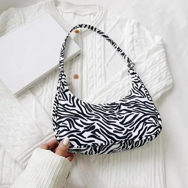 Elegant Pure Color Shoulder Underarm Bags, Casual Ladies Zipper Small Purse Top-handle Handbag For Ladies And Girls Stevvex