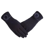 Elegant Red Autumn Full Finger Warm Women Gloves Classic Soft Comfortable Winter One Size Gloves For Women Stevvex