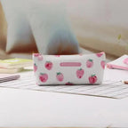 Elegant Small Fresh Print Stationery Portable Stylish Simple Pencil Case Cool Case For Students Office School Pouch Stevvex