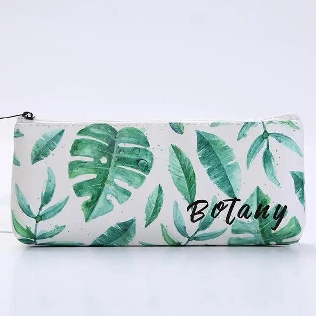 Elegant Small Fresh Print Stationery Portable Stylish Simple Pencil Case Cool Case For Students Office School Pouch Stevvex