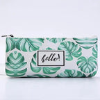 Elegant Small Fresh Print Stationery Portable Stylish Simple Pencil Case Cool Case For Students Office School Pouch Stevvex