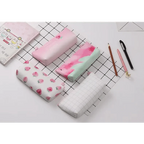 Elegant Small Fresh Print Stationery Portable Stylish Simple Pencil Case Cool Case For Students Office School Pouch Stevvex