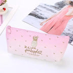 Elegant Small Fresh Print Stationery Portable Stylish Simple Pencil Case Cool Case For Students Office School Pouch Stevvex