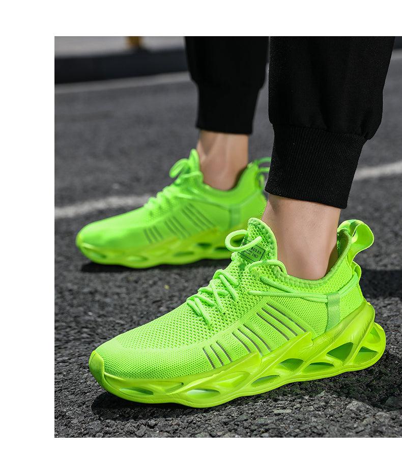 Elegant Sneakers Men Sports Running Shoes Fashion Couple Causal Shoes Fashion Flats Breathable Athletic Lightweight Non Slip Athletic Walking Jogging Sneakers Stevvex