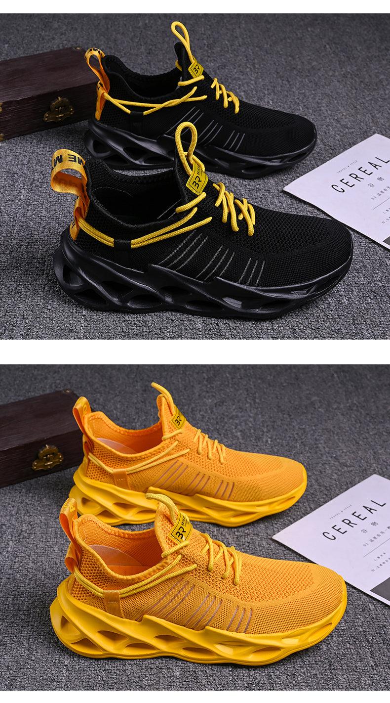 Elegant Sneakers Men Sports Running Shoes Fashion Couple Causal Shoes Fashion Flats Breathable Athletic Lightweight Non Slip Athletic Walking Jogging Sneakers Stevvex
