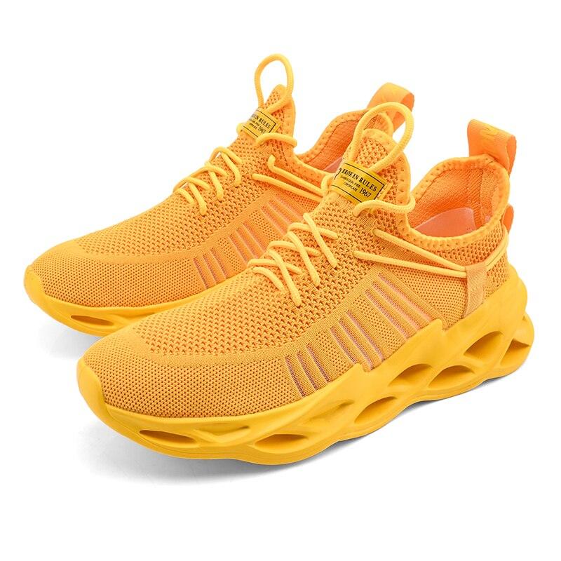 Elegant Sneakers Men Sports Running Shoes Fashion Couple Causal Shoes Fashion Flats Breathable Athletic Lightweight Non Slip Athletic Walking Jogging Sneakers Stevvex