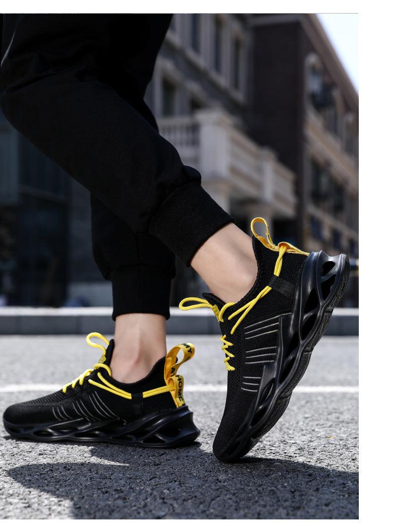 Elegant Sneakers Men Sports Running Shoes Fashion Couple Causal Shoes Fashion Flats Breathable Athletic Lightweight Non Slip Athletic Walking Jogging Sneakers Stevvex