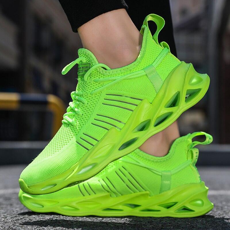 Elegant Sneakers Men Sports Running Shoes Fashion Couple Causal Shoes Fashion Flats Breathable Athletic Lightweight Non Slip Athletic Walking Jogging Sneakers Stevvex