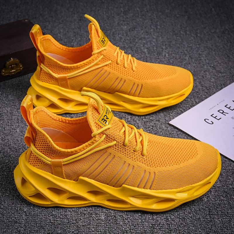 Elegant Sneakers Men Sports Running Shoes Fashion Couple Causal Shoes Fashion Flats Breathable Athletic Lightweight Non Slip Athletic Walking Jogging Sneakers Stevvex