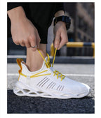 Elegant Sneakers Men Sports Running Shoes Fashion Couple Causal Shoes Fashion Flats Breathable Athletic Lightweight Non Slip Athletic Walking Jogging Sneakers Stevvex