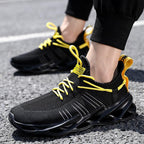 Elegant Sneakers Men Sports Running Shoes Fashion Couple Causal Shoes Fashion Flats Breathable Athletic Lightweight Non Slip Athletic Walking Jogging Sneakers Stevvex