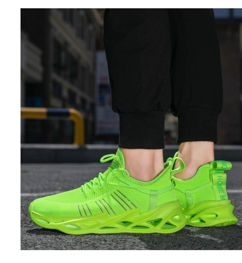 Elegant Sneakers Men Sports Running Shoes Fashion Couple Causal Shoes Fashion Flats Breathable Athletic Lightweight Non Slip Athletic Walking Jogging Sneakers Stevvex