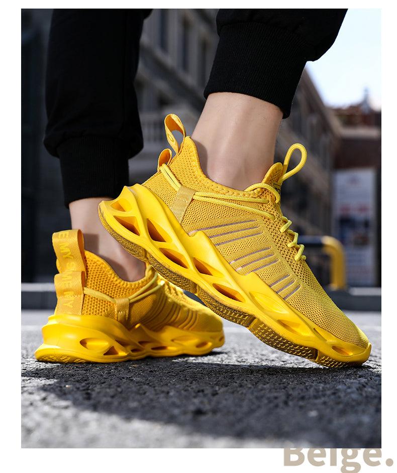 Elegant Sneakers Men Sports Running Shoes Fashion Couple Causal Shoes Fashion Flats Breathable Athletic Lightweight Non Slip Athletic Walking Jogging Sneakers Stevvex