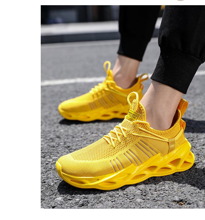 Elegant Sneakers Men Sports Running Shoes Fashion Couple Causal Shoes Fashion Flats Breathable Athletic Lightweight Non Slip Athletic Walking Jogging Sneakers Stevvex
