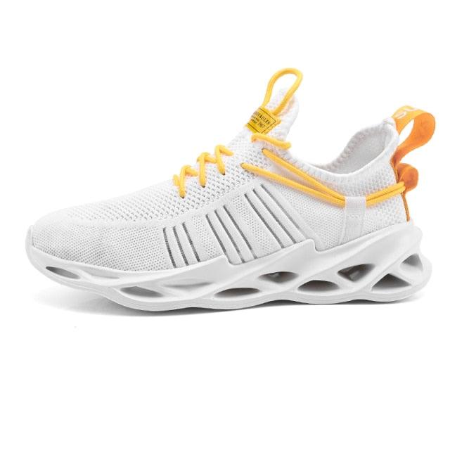 Elegant Sneakers Men Sports Running Shoes Fashion Couple Causal Shoes Fashion Flats Breathable Athletic Lightweight Non Slip Athletic Walking Jogging Sneakers Stevvex