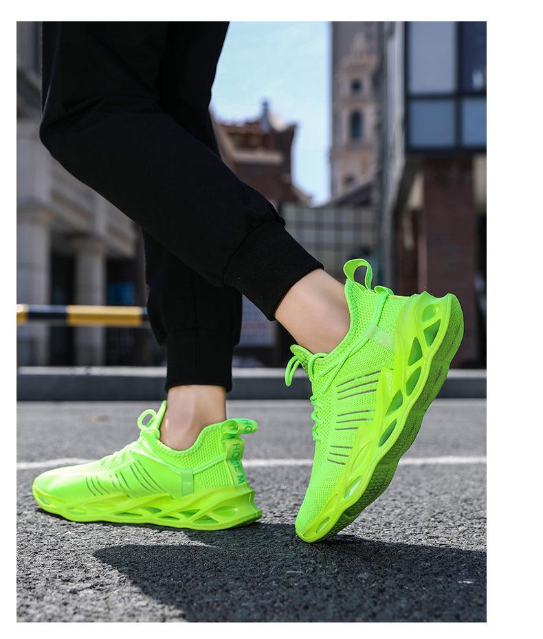 Elegant Sneakers Men Sports Running Shoes Fashion Couple Causal Shoes Fashion Flats Breathable Athletic Lightweight Non Slip Athletic Walking Jogging Sneakers Stevvex