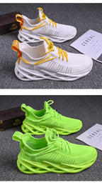 Elegant Sneakers Men Sports Running Shoes Fashion Couple Causal Shoes Fashion Flats Breathable Athletic Lightweight Non Slip Athletic Walking Jogging Sneakers Stevvex