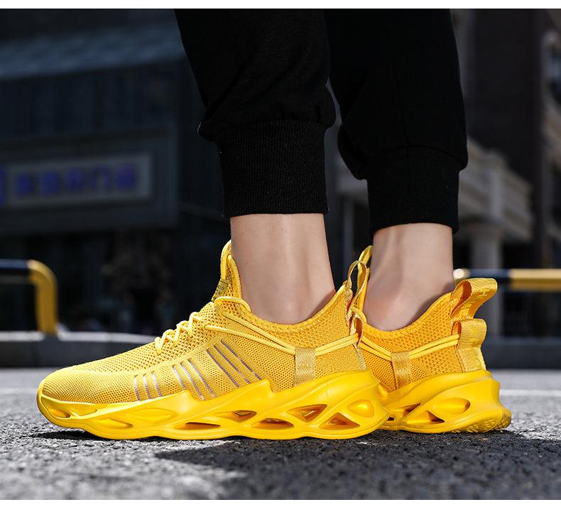 Elegant Sneakers Men Sports Running Shoes Fashion Couple Causal Shoes Fashion Flats Breathable Athletic Lightweight Non Slip Athletic Walking Jogging Sneakers Stevvex