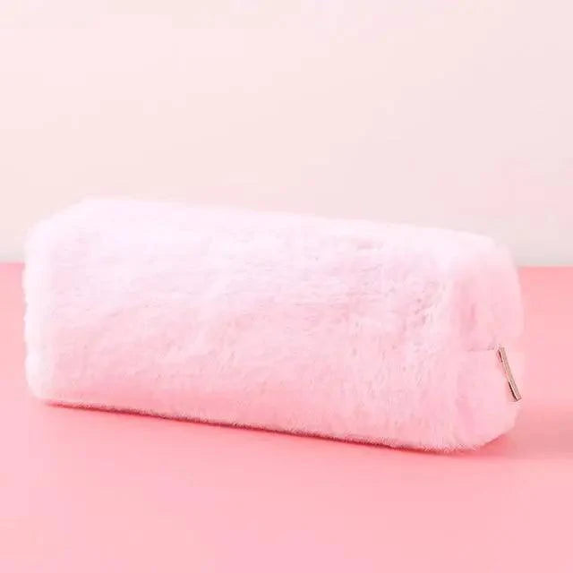 Soft Pencil Pouch For Student Durable Plush Stuffed Accessory Pencil Case For School Stevvex
