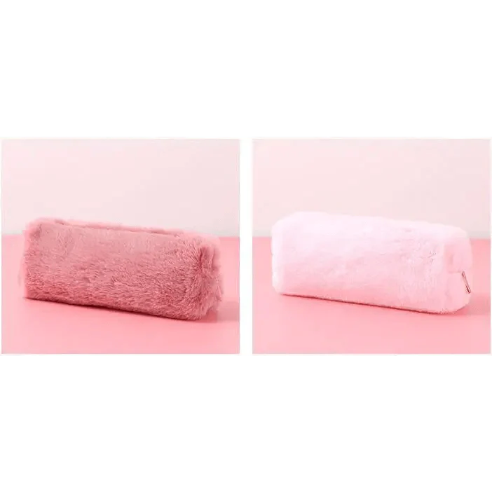 Soft Pencil Pouch For Student Durable Plush Stuffed Accessory Pencil Case For School Stevvex