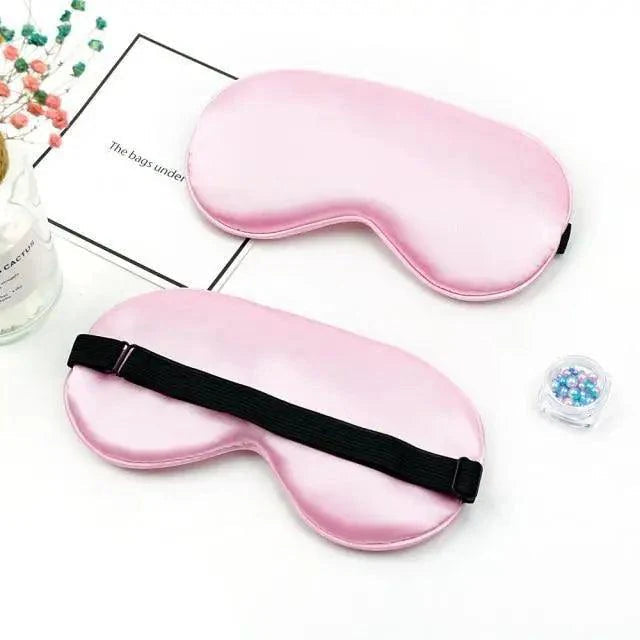Elegant Soft Silk Eye Cover Sleeping Eye Mask Elastic Women Eye Patch Comfortable Super-Smooth Eye Mask For Sleep Stevvex