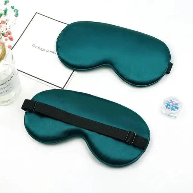 Elegant Soft Silk Eye Cover Sleeping Eye Mask Elastic Women Eye Patch Comfortable Super-Smooth Eye Mask For Sleep Stevvex