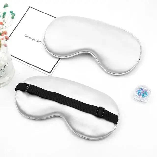 Elegant Soft Silk Eye Cover Sleeping Eye Mask Elastic Women Eye Patch Comfortable Super-Smooth Eye Mask For Sleep Stevvex
