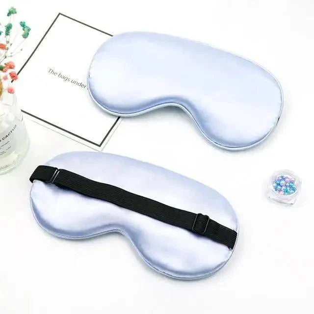 Elegant Soft Silk Eye Cover Sleeping Eye Mask Elastic Women Eye Patch Comfortable Super-Smooth Eye Mask For Sleep Stevvex