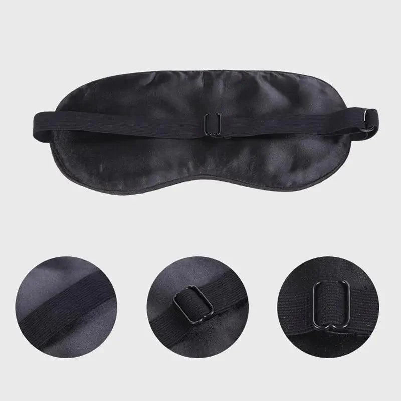 Elegant Soft Silk Eye Cover Sleeping Eye Mask Elastic Women Eye Patch Comfortable Super-Smooth Eye Mask For Sleep Stevvex