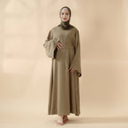 Elegant Solid Color Abaya For Muslimahs (MA036) Mariam's Collection