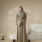 Elegant Solid Color Abaya For Muslimahs (MA036) Mariam's Collection