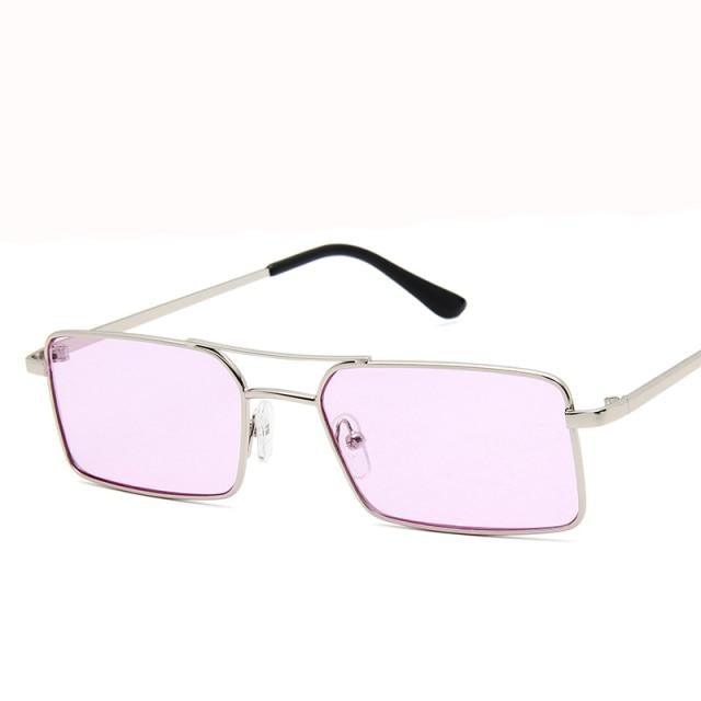 Elegant Square Sunglasses For Women Luxury Eyewear For Women/Men High Quality Metal Glasses For Women Outdoor Lightweight Sunglasses For Men Retro Design Stevvex