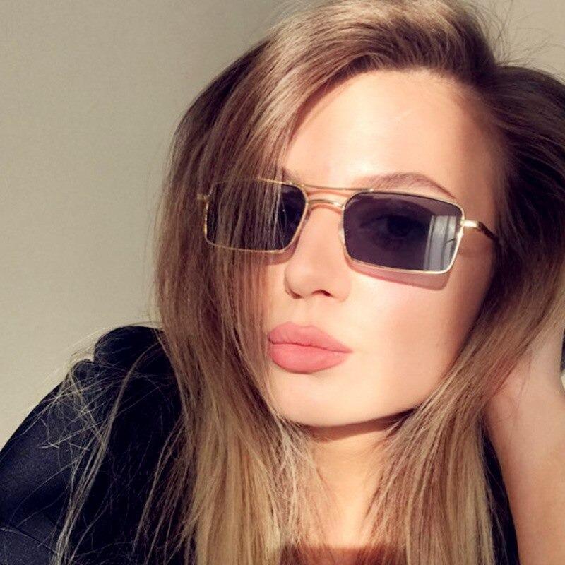 Elegant Square Sunglasses For Women Luxury Eyewear For Women/Men High Quality Metal Glasses For Women Outdoor Lightweight Sunglasses For Men Retro Design Stevvex