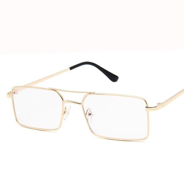Elegant Square Sunglasses For Women Luxury Eyewear For Women/Men High Quality Metal Glasses For Women Outdoor Lightweight Sunglasses For Men Retro Design Stevvex