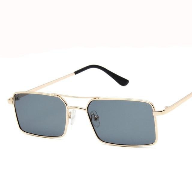 Elegant Square Sunglasses For Women Luxury Eyewear For Women/Men High Quality Metal Glasses For Women Outdoor Lightweight Sunglasses For Men Retro Design Stevvex