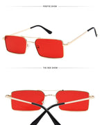 Elegant Square Sunglasses For Women Luxury Eyewear For Women/Men High Quality Metal Glasses For Women Outdoor Lightweight Sunglasses For Men Retro Design Stevvex