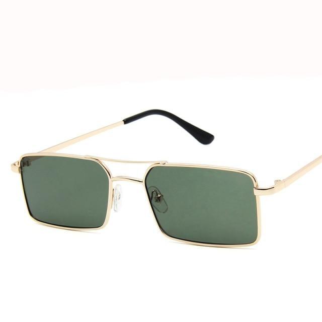 Elegant Square Sunglasses For Women Luxury Eyewear For Women/Men High Quality Metal Glasses For Women Outdoor Lightweight Sunglasses For Men Retro Design Stevvex