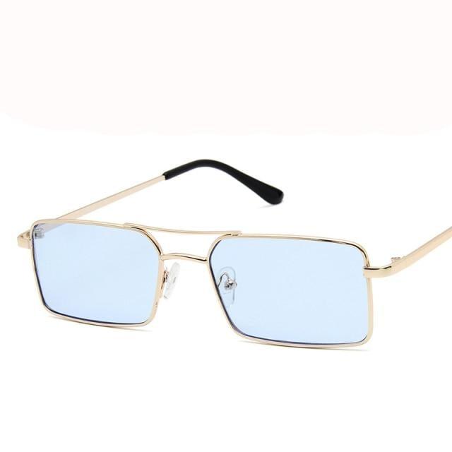 Elegant Square Sunglasses For Women Luxury Eyewear For Women/Men High Quality Metal Glasses For Women Outdoor Lightweight Sunglasses For Men Retro Design Stevvex