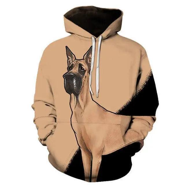 Elegant Sweaty Hoodie Popular Men's And Women's Sweatshirt Highest Value Animal 3D Printing Fashion Pullover Full Size  3D Horse Graphics Print Hoodie for Men Streetwear Casual Fashion Sweatshirt Stevvex