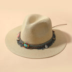 Elegant Tassel Beach Hats For Women Women's Bucket Sun Hat Max Sun Protection Holiday Hats Ladies Sun Hat Summer Straw Hats UV Protection Foldable Travel One Size Hat Modern Summer Fedoras For Party