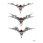 Elegant Temporary Waterproof Tattoos Big Tribal Sticker Black Large Body Art Makeup Fake Tattoo For Mens Womens