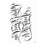 Elegant Temporary Waterproof Tattoos Big Tribal Sticker Black Large Body Art Makeup Fake Tattoo For Mens Womens