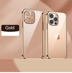 Elegant Unisex Clear Transparent Soft Case For iPhone 13 Pro Max 12 11 13Pro 14 Shockproof Ultra Thin Bumper Cover Luxury Cover Back Cover for iPhone
